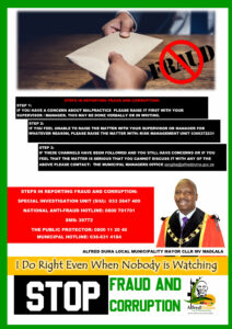 anti fraud and corruption